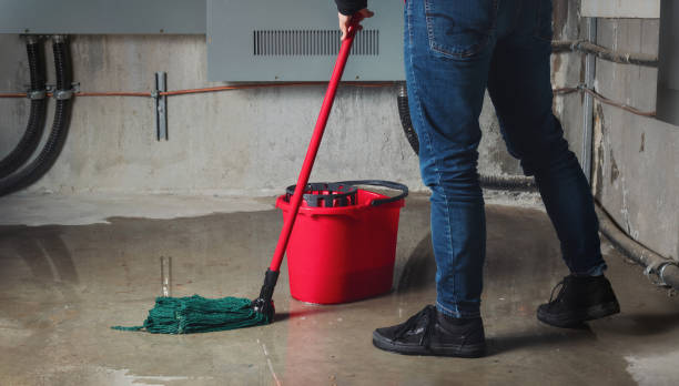 Water damage restoration process in West Menlo Park, CA